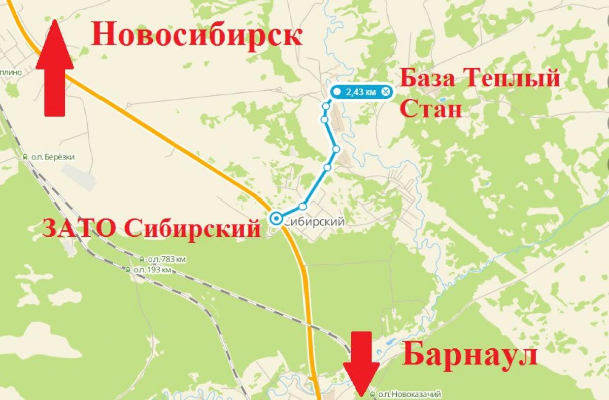 Новосибирск воинская часть карта